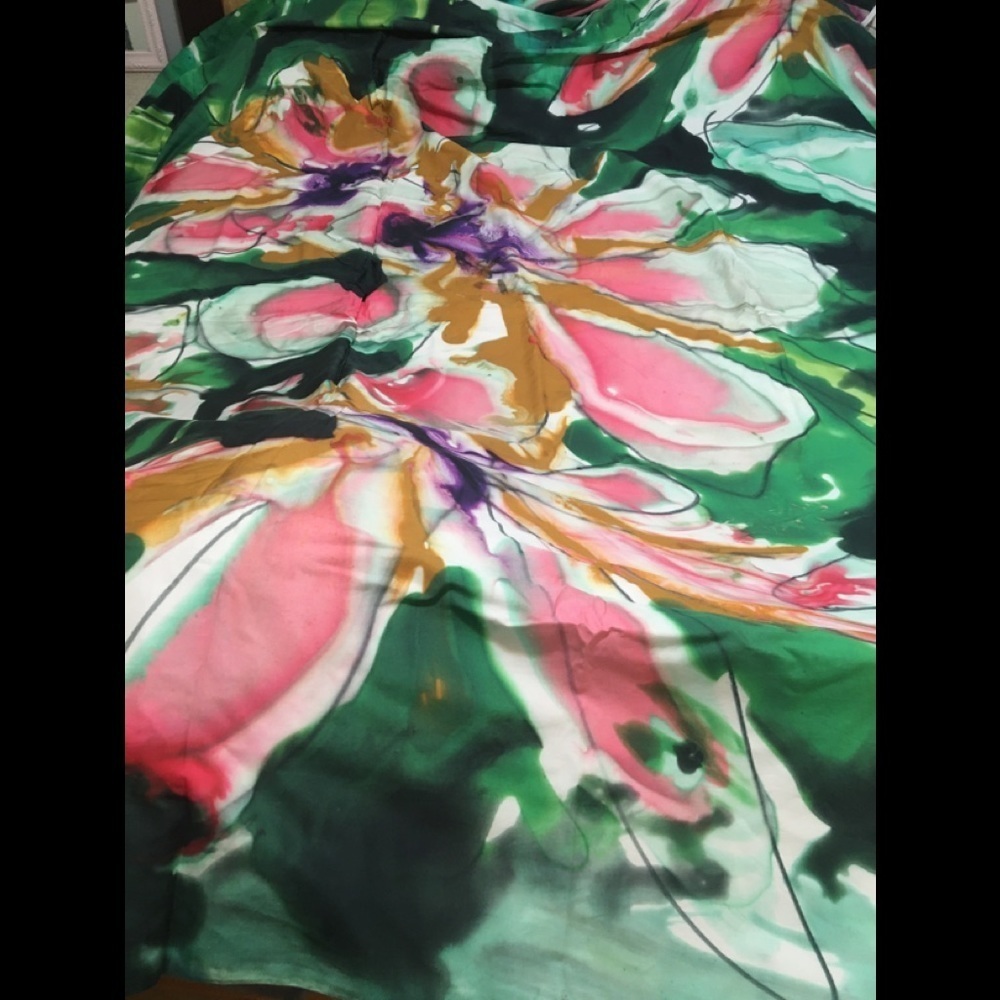 //New Abstract Duvet Set Charming Flowers Ombre Art Print - Picture 15 of 16